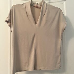 Elegant Beige Women's Top